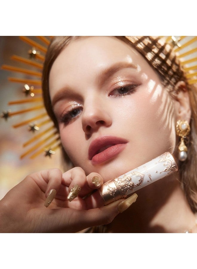 فلاور نوز أحمر شفاه غير لامع من فلاور نوز ليتل أنجل، ناعم للغاية وحريري للغاية، طين شفاه نباتي مرطب يدوم طويلاً للفتيات والنساء، لمسة نهائية مخملية، 3.5 غرام، عبوة واحدة (C03 راديانت سيراف) - Image 4