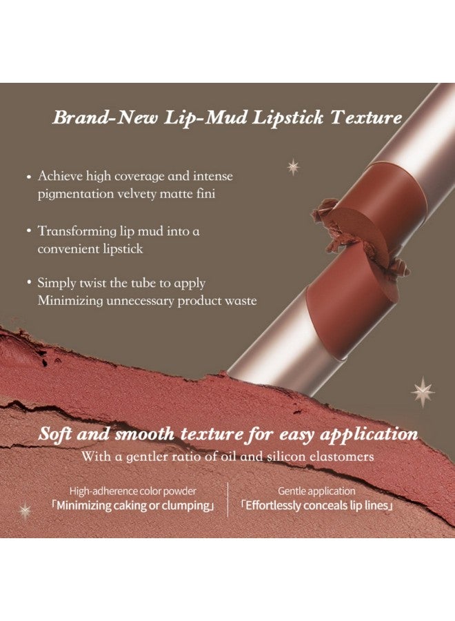 فلاور نوز أحمر شفاه غير لامع من فلاور نوز ليتل أنجل، ناعم للغاية وحريري للغاية، طين شفاه نباتي مرطب يدوم طويلاً للفتيات والنساء، لمسة نهائية مخملية، 3.5 غرام، عبوة واحدة (C03 راديانت سيراف) - Image 2