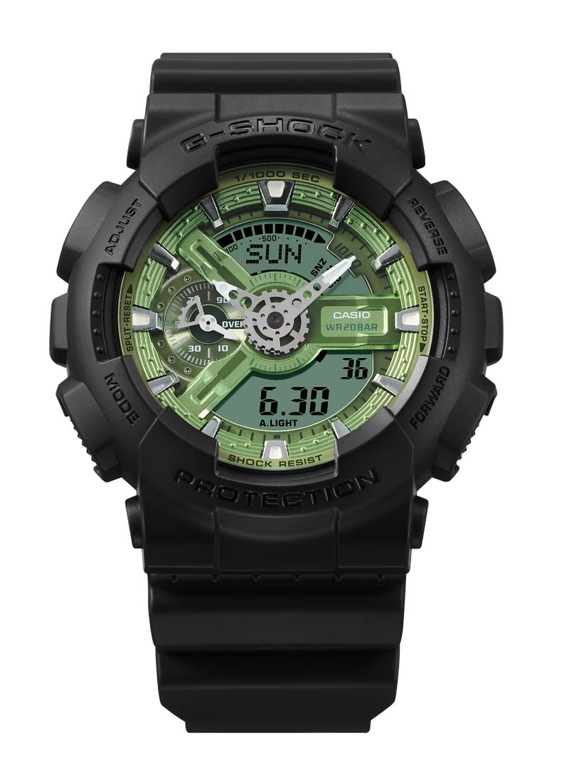 Analog+Digital Resin Band Watch GA-110CD-1A3
