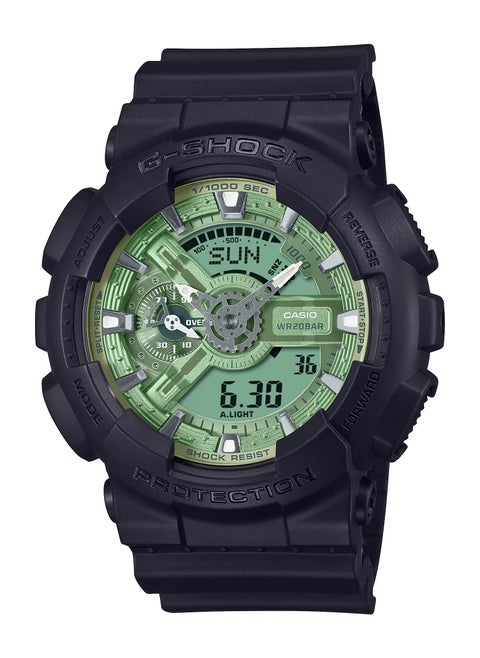 Analog+Digital Resin Band Watch GA-110CD-1A3