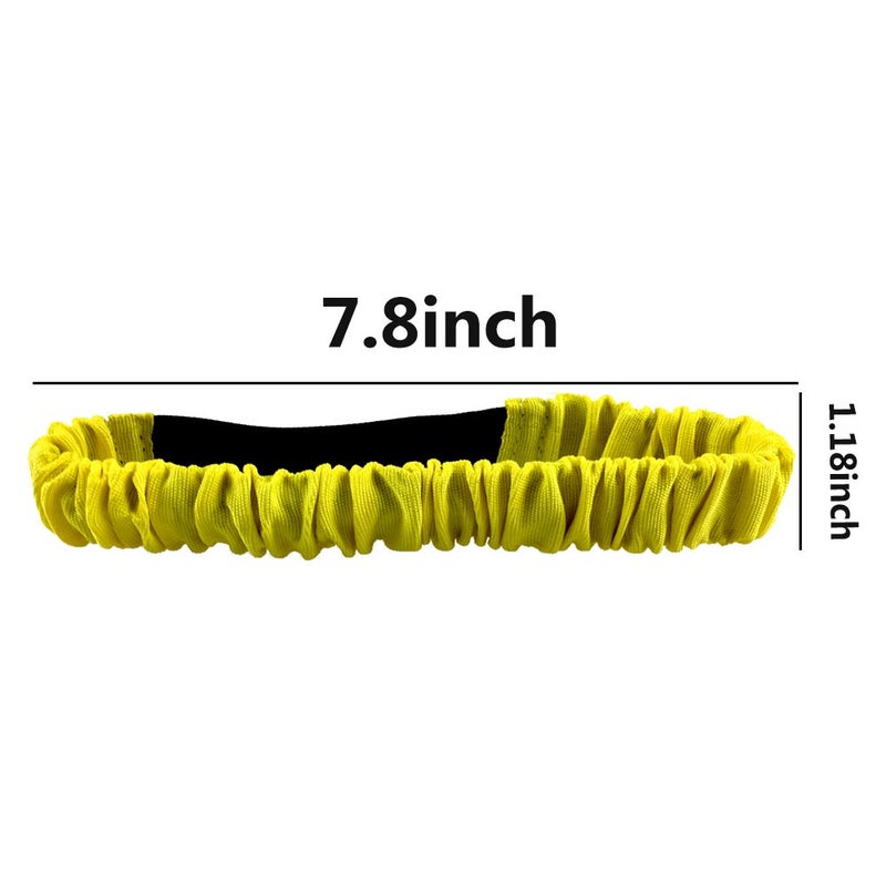 ZXSWEET 8PCS 3-Legged Race Bands Elastic Tie Rope with 4 Assorted Colors Perfect for Relay Race Game, Carnival, Field Day, Backyard - Image 2