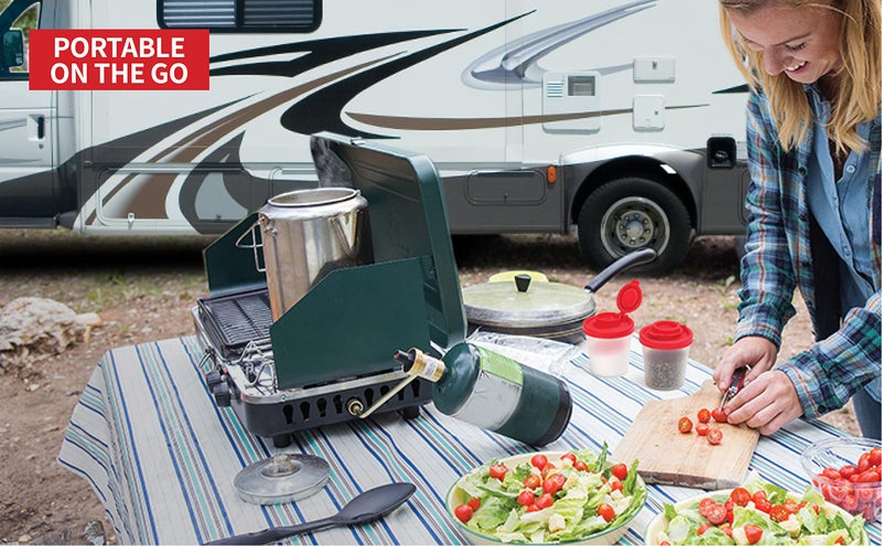 SIGNORAWARE Salt and Pepper Shakers Moisture Proof Set of 2 Medium Salt Shaker to go Camping Picnic Outdoors Kitchen Lunch Boxes Travel Spice Set Clear with Black Lids Plastic Airtight Dispenser - Image 3