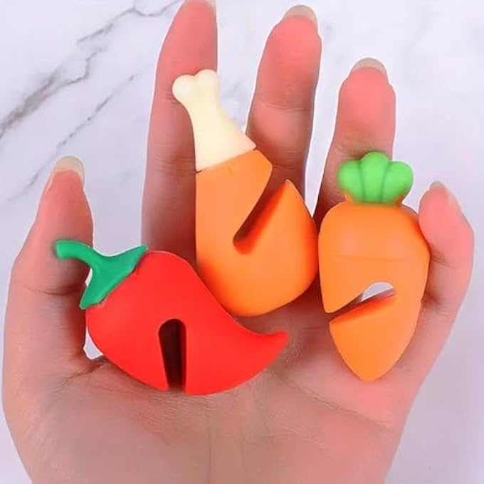 ريحني مشابك غطاء وعاء سيليكون مانعة للفيضان، 3 قطع، دعامات تهوية بخار مبتكرة لطهي الحساء والحليب والعجين، مقاومة للحرارة، غير سامة، سهلة الاستخدام - Image 4