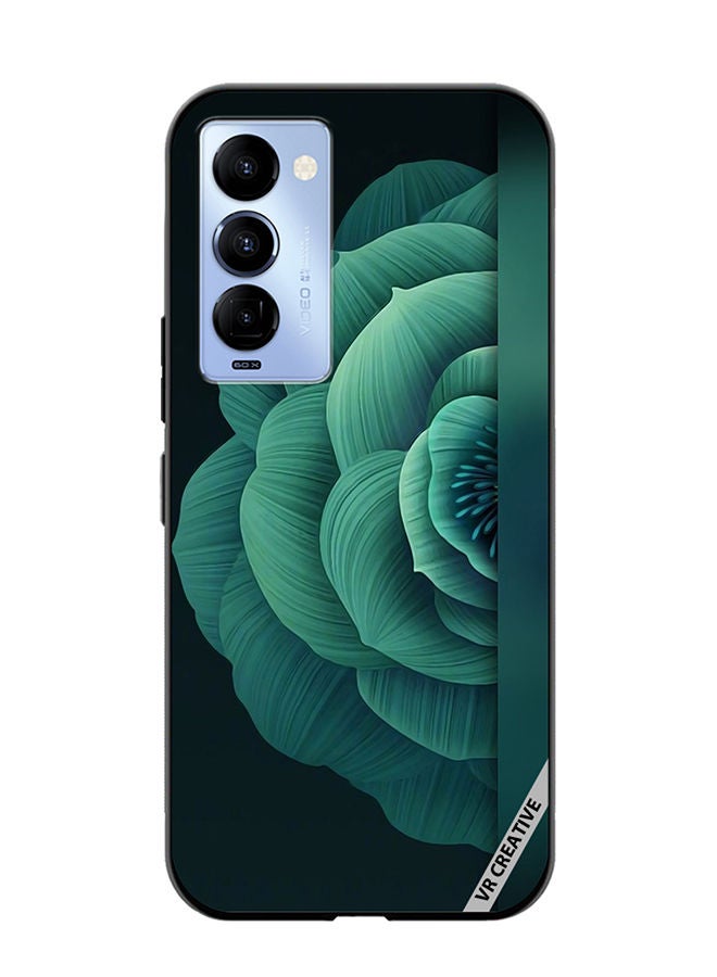 VR CREATIVE Protective Case Cover For Tecno Camon 18/18 P Flower Design Multicolour - Image 1