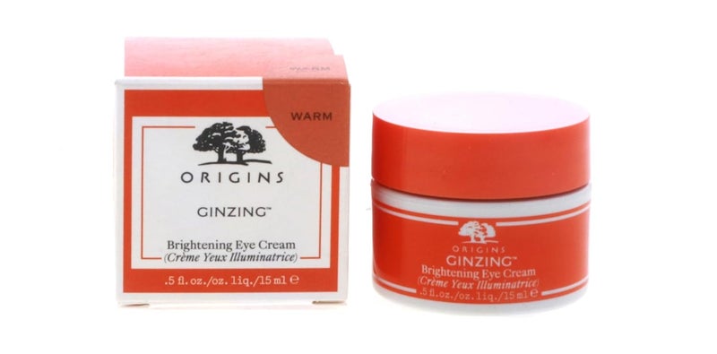 Origins GinZing Brightening Eye Cream  Visibly Reduces Dark Circles Instantly  Over Time  With Vitamin C  Niacinamide 05 Fl Oz