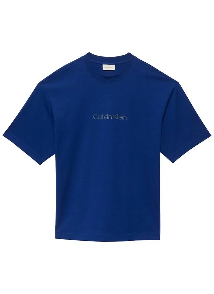 CALVIN KLEIN  Logo Relaxed Crew Neck T-Shirt for Men | Best Price UAE