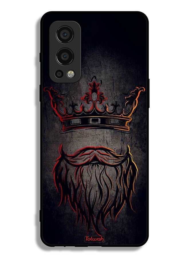 Tolwak OnePlus Nord 2 5G Protective Case Cover King Artwork - Image 2