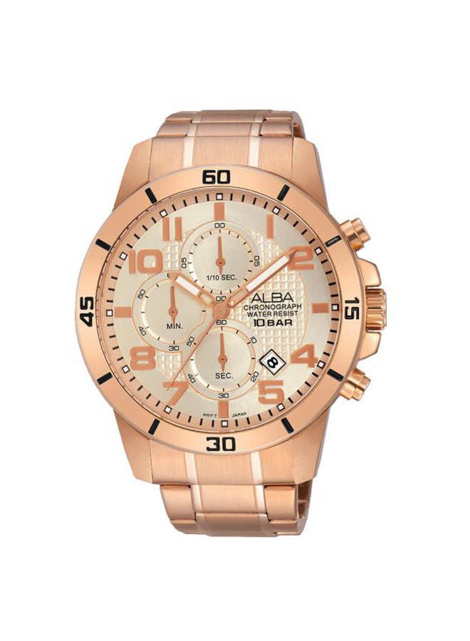 Alba Stainless Steel Chronograph Watch AM3186X