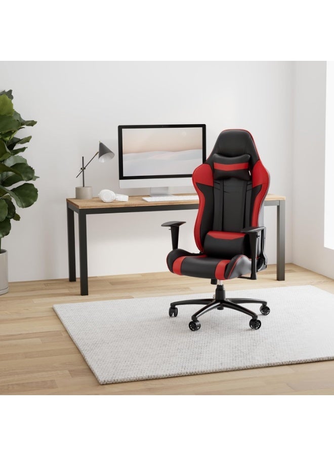 Jungle Pro Special Edition Gaming Chair, Black, Premium Comfortable Leather Office Chair with Neck and Lumbar Support Cushion - Image 5