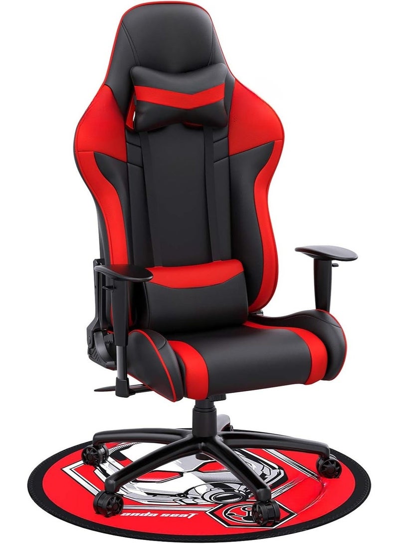 Jungle Pro Special Edition Gaming Chair, Black, Premium Comfortable Leather Office Chair with Neck and Lumbar Support Cushion - Image 3