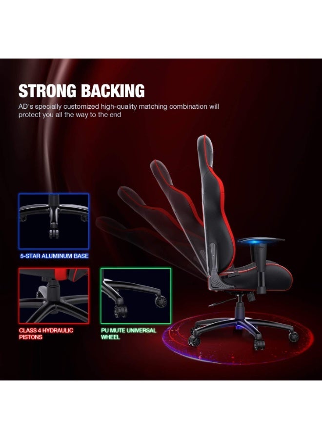 Jungle Pro Special Edition Gaming Chair, Black, Premium Comfortable Leather Office Chair with Neck and Lumbar Support Cushion - Image 1