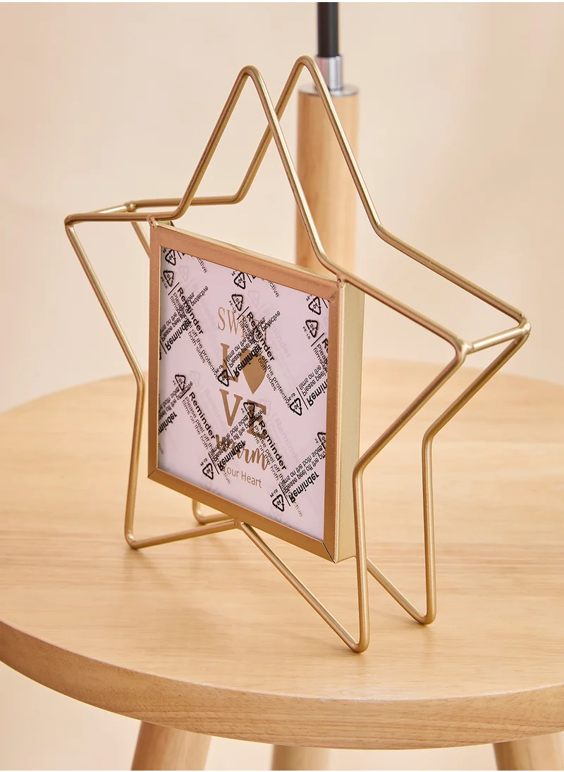 Nimah Star Shaped Photo Frame