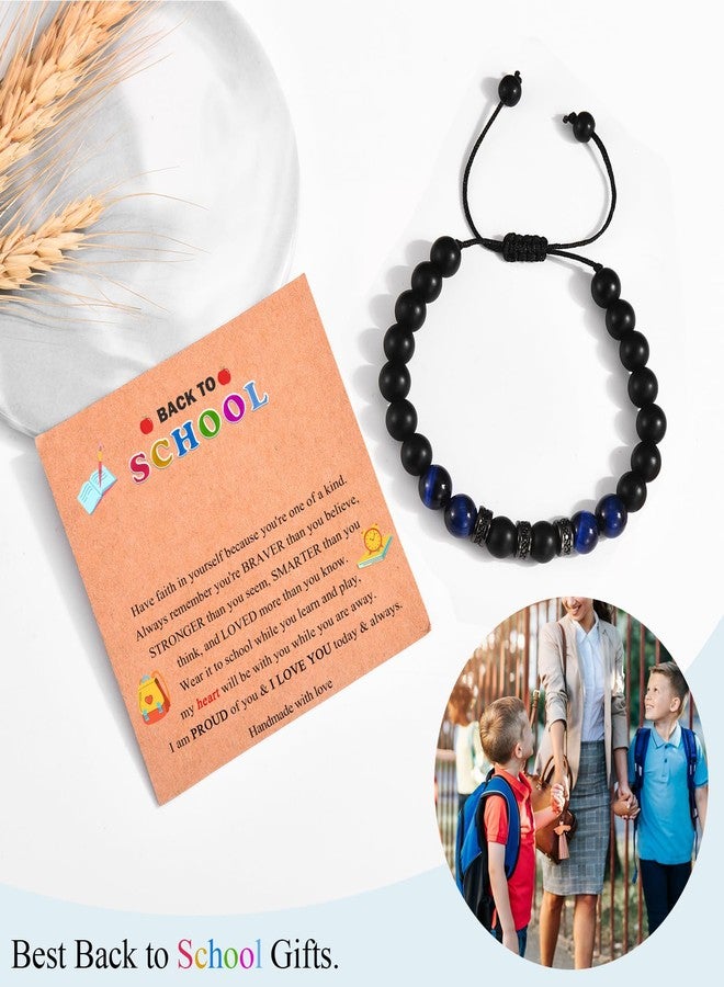 FIEEFX Back to School Gifts Bracelet for Boys First Day of School Bracelet Gifts for Son Grandson Nephew Brother Kindergarten Preschool Pre k 1st 2nd Grade - Image 2