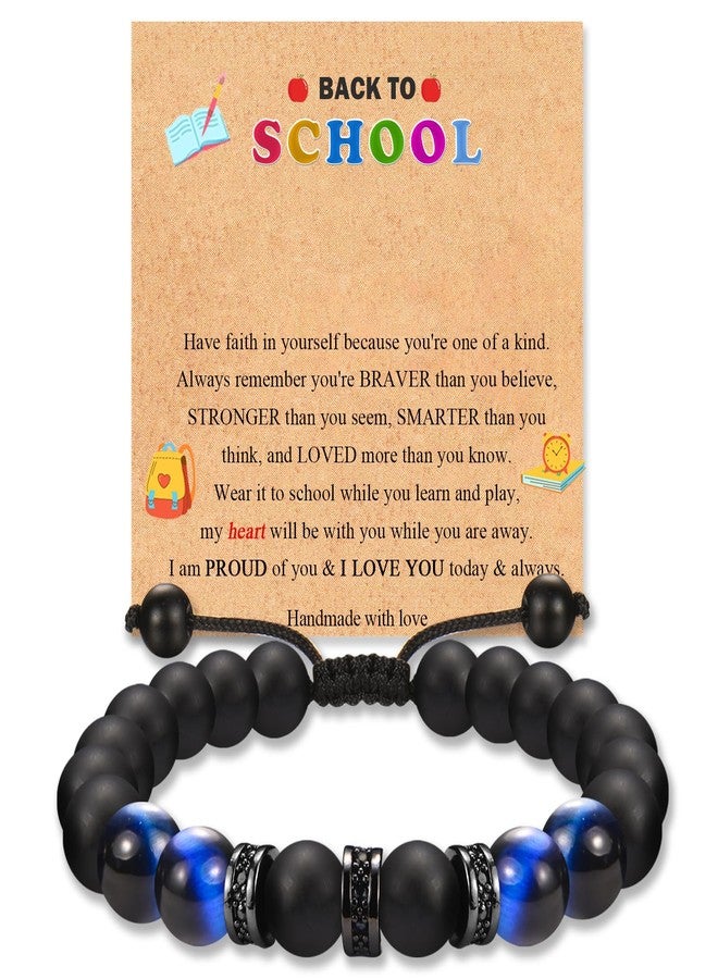 FIEEFX Back to School Gifts Bracelet for Boys First Day of School Bracelet Gifts for Son Grandson Nephew Brother Kindergarten Preschool Pre k 1st 2nd Grade - Image 1