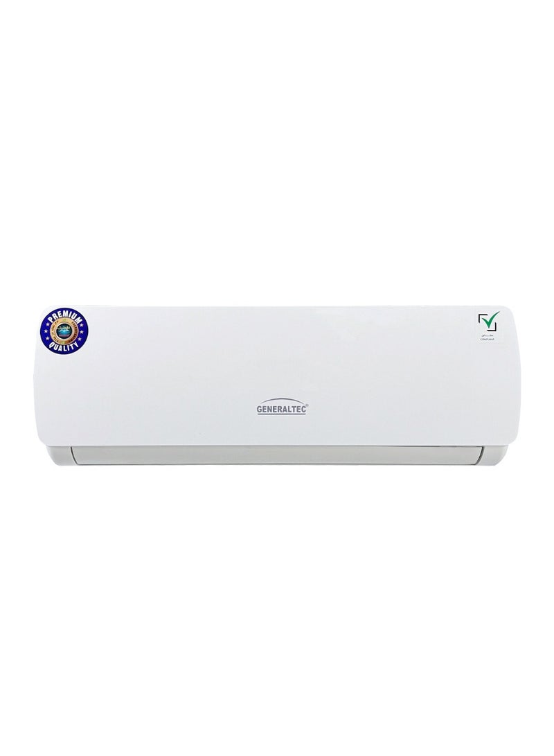 GENERALTEC Generaltec 1 Ton Split Air Conditioner, T3 Rotary Compressor with 5 Years Compressor Warranty- Fast Cooling, 4 Ways Swing, Energy Efficient, Golden Fin- 1 Year Full Warranty- Model-GSAC12MR4  - Image 1