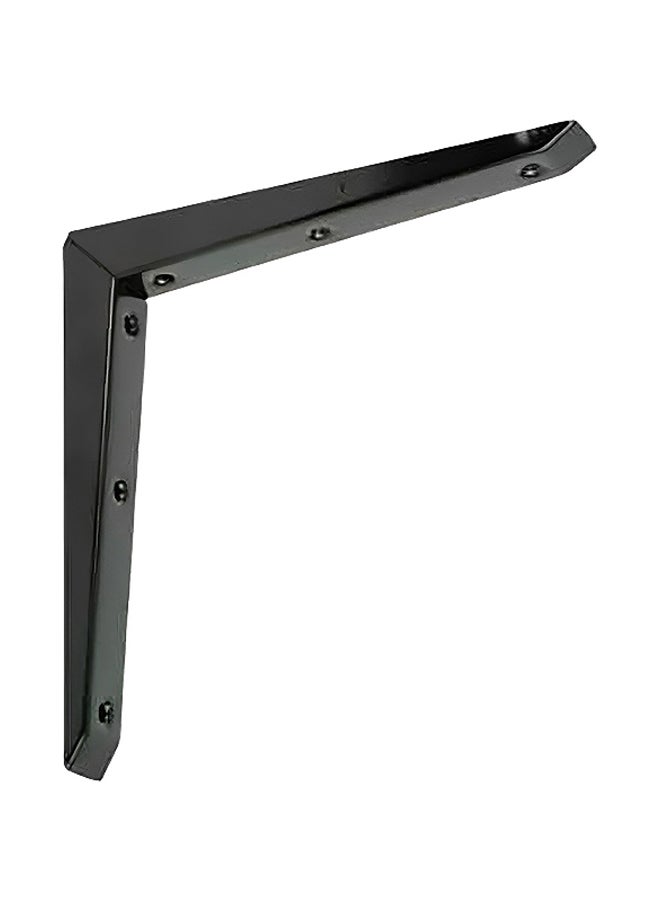 Micasa Premium Quality Sleek Design Mitred Shelf Bracket Black 30 x 30 cm 15507