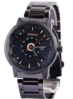 Forrad Watch تسوق ماركة غير محددة وساعه يد رجالى FORRAD الستانلس ستيل اسود,مينا اسود ...