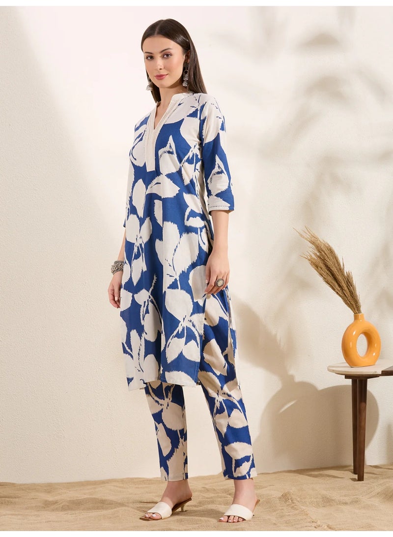 PRIYA’S PANACHE Trendy Abstract Printed A-Line Co-ord Set for Women - Image 5