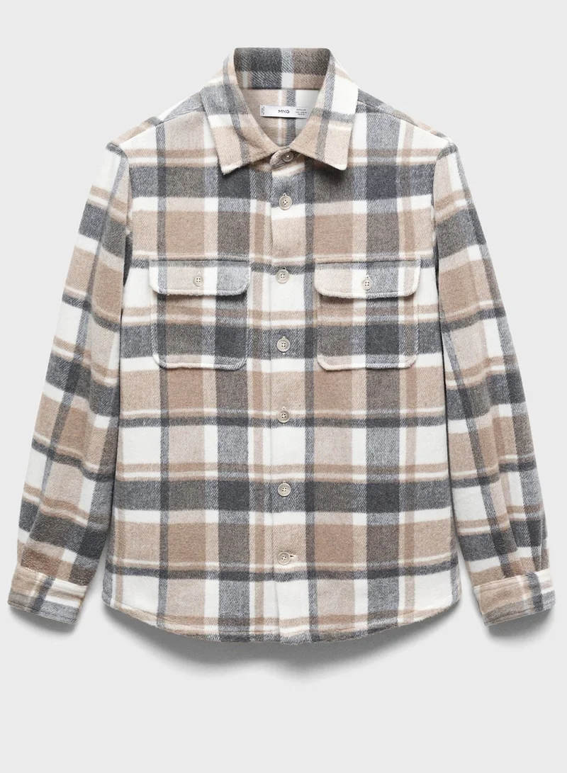 Mango Man Flap Pocket Regular Fit Shirt