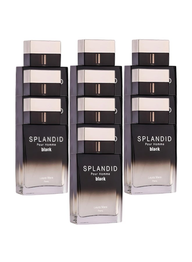 Laura Mars 10 Pieces Splandid Black Perfume For Men 100ml EDT - Image 1