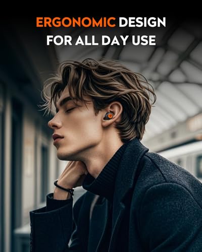 GravaStar Sirius Plus True Wireless Earbuds Bluetooth 53 Active Noise Cancellation ANC Headphones 28H Playtime ENC Clear Call Customization App IPX4 for SportsWork Black - Image 3