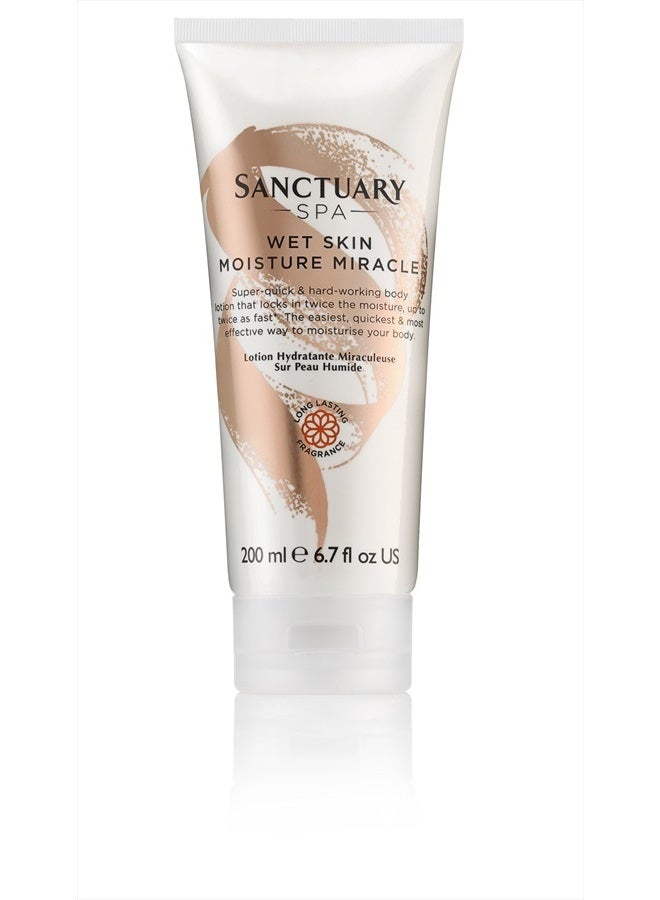 Sanctuary Spa Sanctuary Spa Wet Skin Moisture Miracle Body Lotion 200ml - Image 1