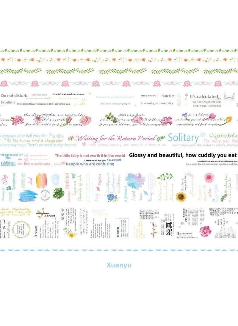 Generic AGUGU Retro Washi Tape Set for Journaling Whispering 