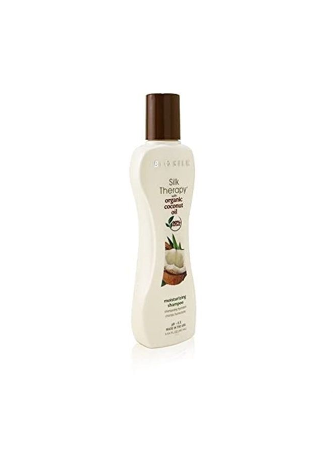 BIOSILK Silk Therapy with Organic Coconut Oil Moisturizing Shampoo Unisex Shampoo 5.64 oz - Image 2