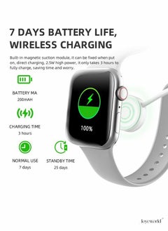 Joyeworld HW67 Pro Max Smartwatch with Bluetooth Call Grey  - Image 2