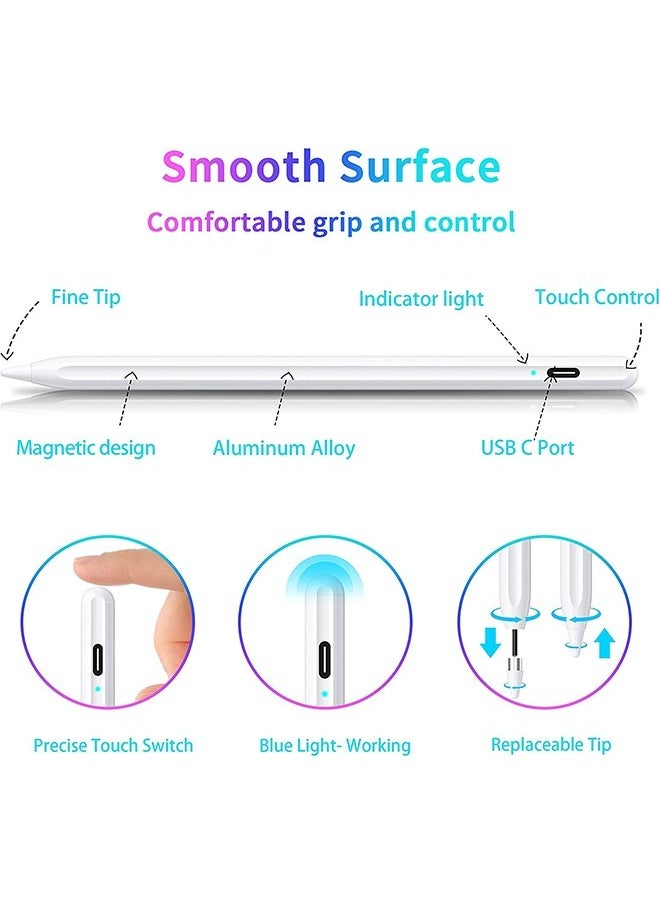 Generic - Universal Active Stylus Pen Compatible with Huawei/Honor/Samsung/Lenovo/Xiaomi and Other Android Smartphone and Tablet Devices Tablet Pen - Image 1