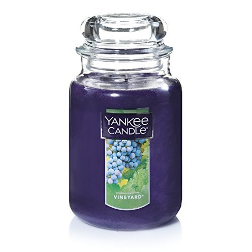 YANKEE CANDLE Yankee Candle Vineyard Scented Classic 22oz Large Jar Single Wick Candle Over 110 Hours of Burn Time