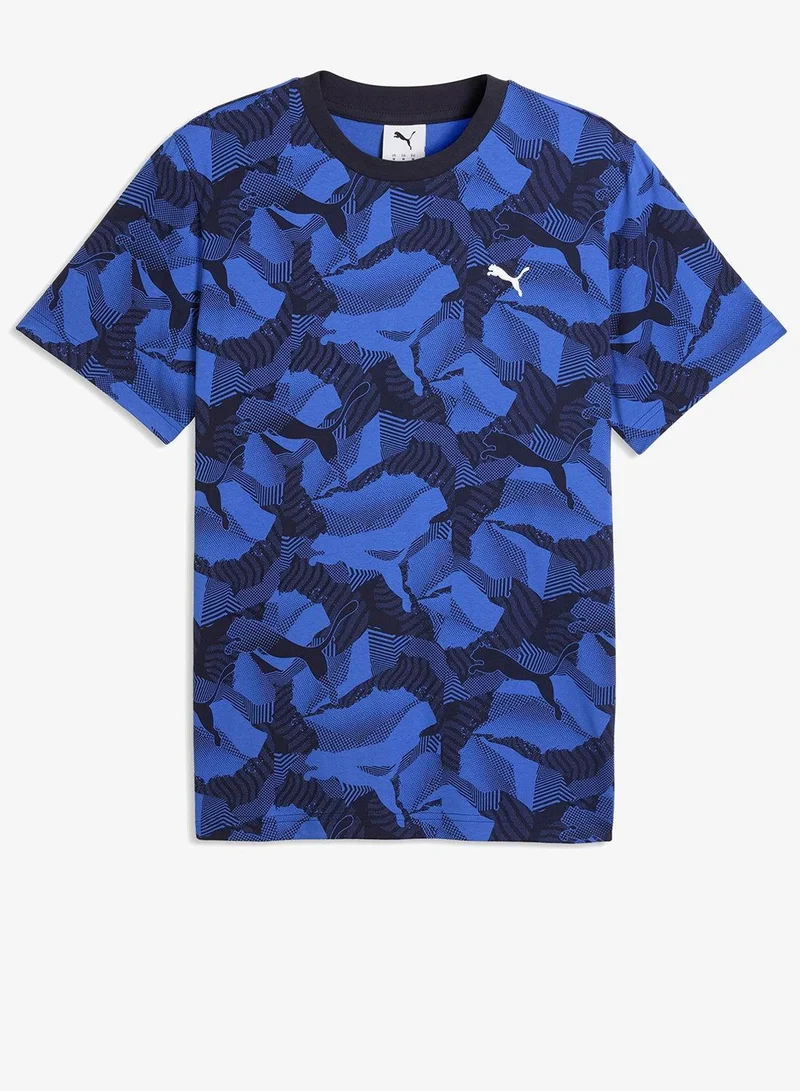 PUMA  Ess Logo Lab Story 2 Aop T-Shirt for Men | Best Price UAE
