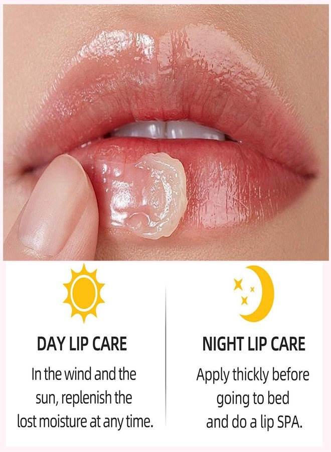 MinFei 9 PCS Bee Lip Balm Honey Pot, Honey, Strawberry, Apple Lime, Watermelon, Cherry, Peach, Mint, Grape, Coconut, Lip Balm Bulk,Lip Mask Overnight,Lip Mask Reduce Lip Lines, Mothers Day Gifts - Image 5