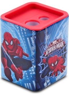 SPIDERMAN Spider-Man Metal Box Double Pencil Sharpener SM-9753 