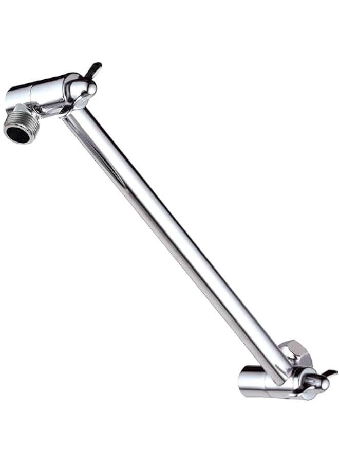MIXDE Shower Head Extension Arm,Adjustable Shower Arm Extension,Solid Stainless Steel Shower Extender for ShowerHead,Showerhead Extender With Universal Connection - Image 1
