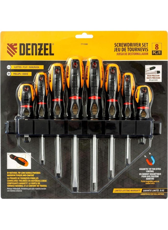 denzeL Screwdriver Set 8In1 With Comfort Grip (7713380)  - Image 5