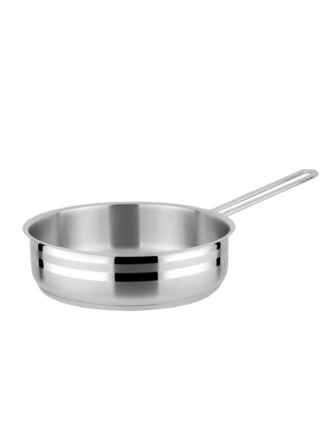 Top Chef - 9 Piece Turkish Stainless Steel Cookware Set 18/10 Silver - Image 1