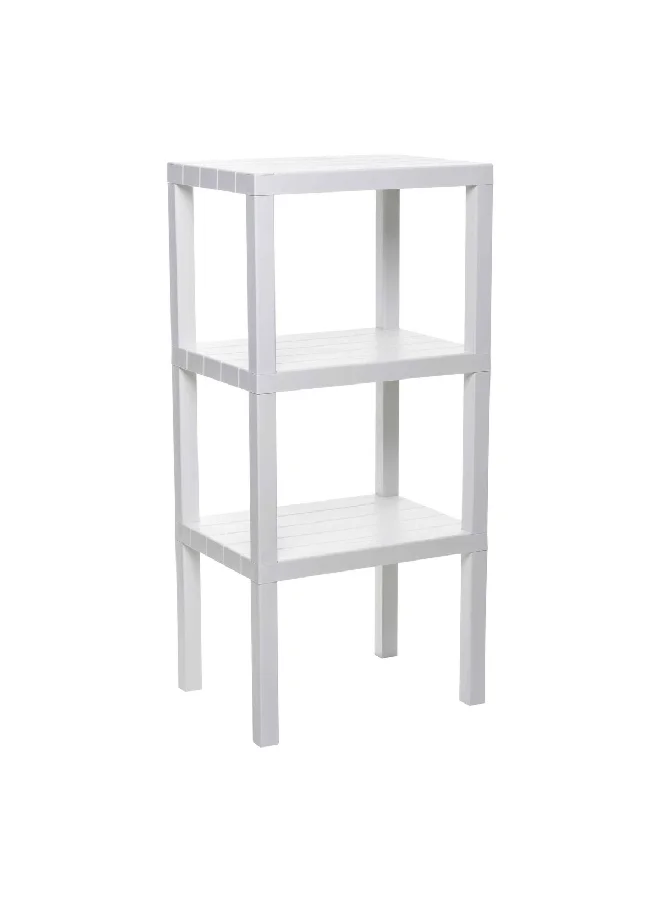TATAY 3-Layer Floor Caddy White 73.5 x 38 x 29 cm 4481201