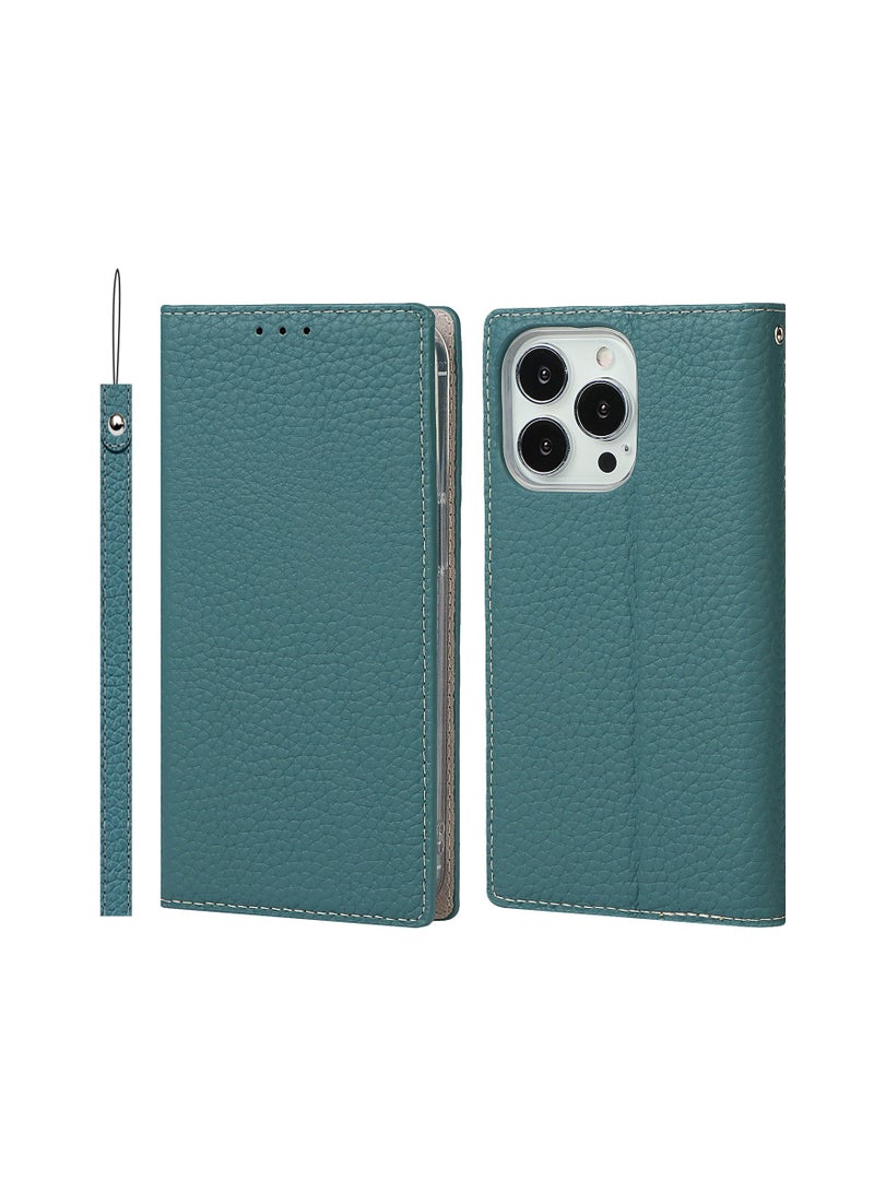 Suteni Flip Cover Card Slots Leather Phone Case for iPhone - Image 1