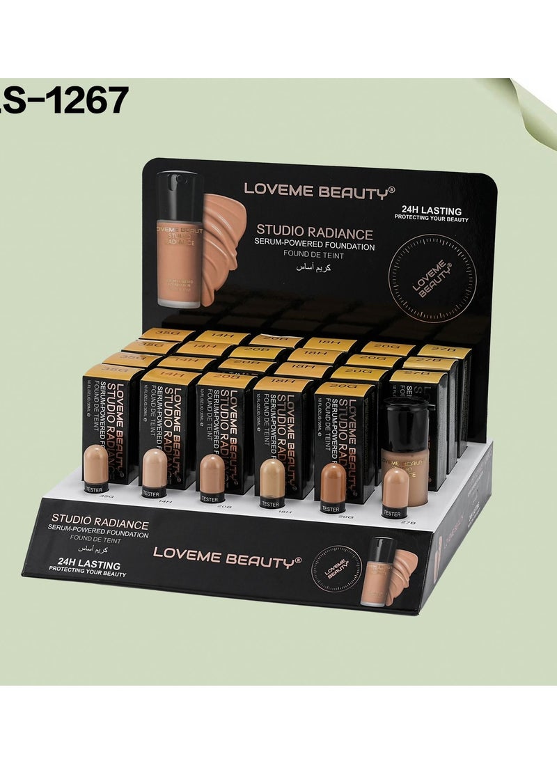LOVE ME - Love Me Beauty Red Foundation Kit LS-1267 - Image 1