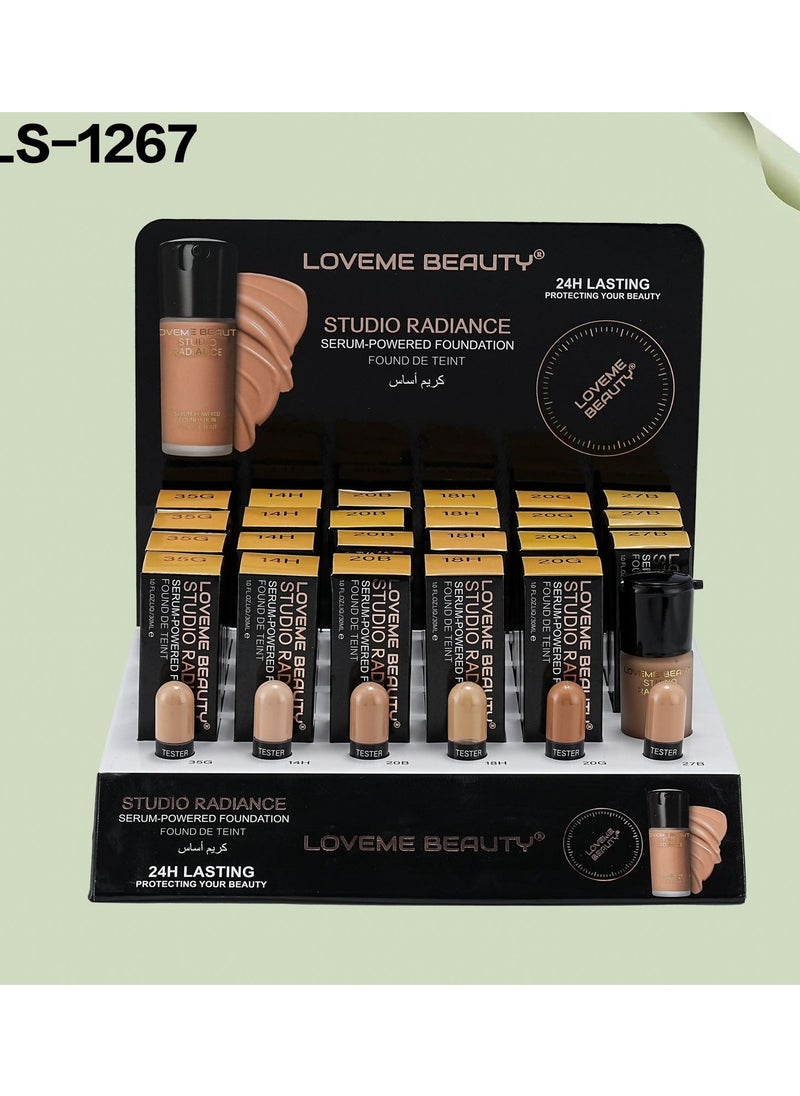 LOVE ME - Love Me Beauty Red Foundation Kit LS-1267 - Image 1