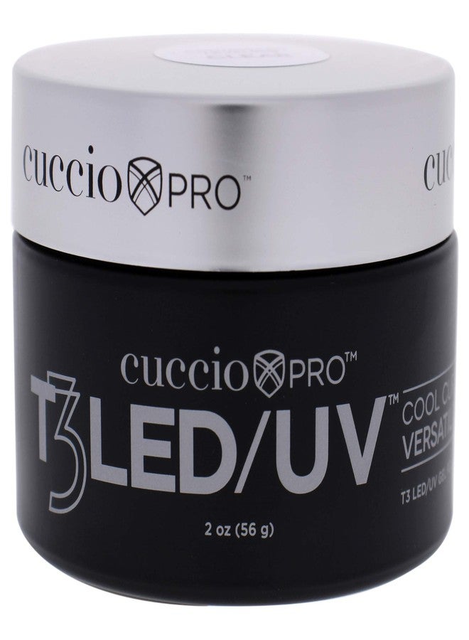 Cuccio Pro T3 LED/UV Cool Cure Versatility Gel - Controlled Levelling - Incredibly Flexible - Strong Adhesion - Thick Viscosity - Fast Application - Quick Cure - Clear - 2 Oz Nail Gel - Image 2