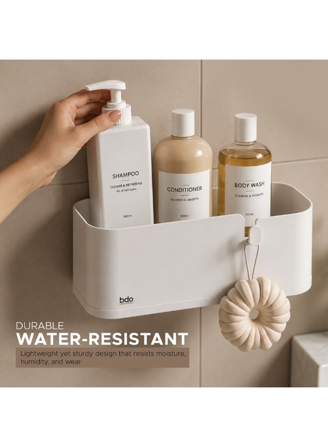 bdo Wall-Mounted Soap Rack – Durable Plastic Soap Holder with Drainage for Bathroom & Kitchen Organization. Space-Saving Easy-to-Install Soap Dish Keeps Bars Dry and Long-Lasting. - Image 5