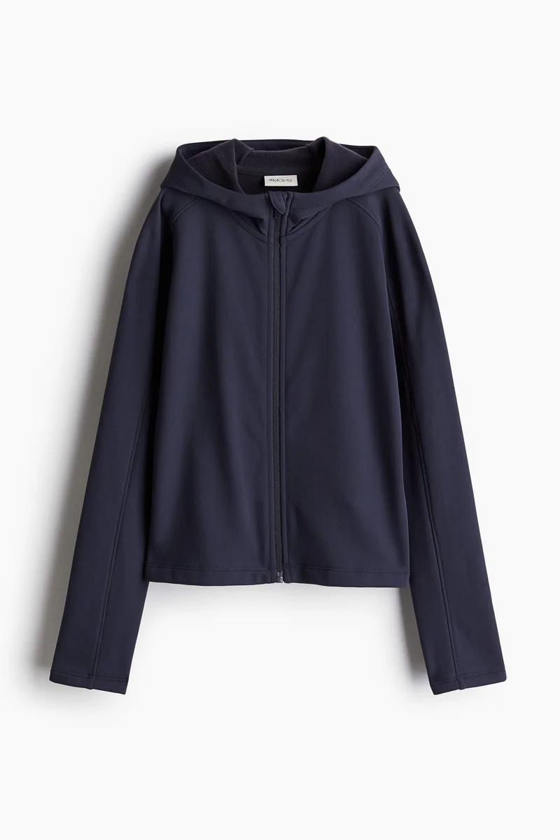 H&M Warm mid layer sports zip-through hoodie