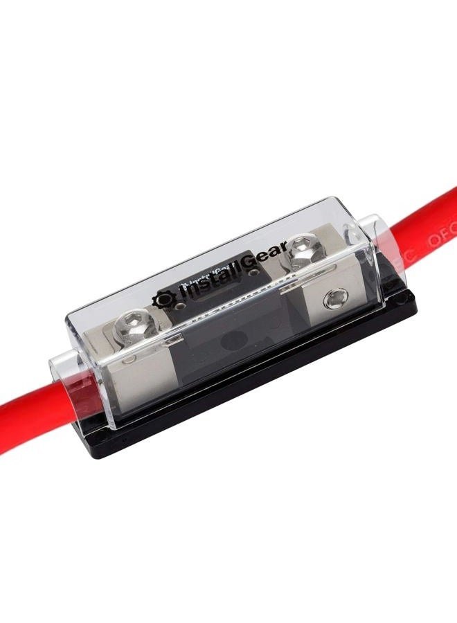 InstallGear 0/2/4 Gauge AWG in-Line ANL Fuse Holder with 300 Amp Fuse - Image 1