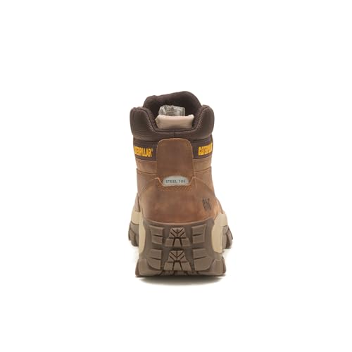 Cat Footwear Men's Invader Hi Steel Toe Construction Boot, MUSHROOM, 10.5 M - Image 5