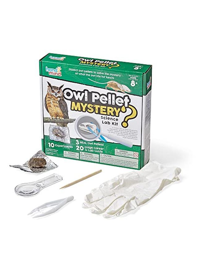 hand2mind Animal Science Kit For Kids 812 Kids Science Kit With Factfilled Guide Learn About Animal Biology And Dissect Owl Pellets Stem Toys 10 Science Experiments - Image 1