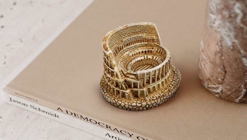 Transgood Roman Colosseum الإيطالية الهدايا التذكارية الكولوسيوم نموذج راتنج صغير الحجم الكولوسيوم النحت القديم لعمارة الرومانية سطح المكتب D؟ - Image 5