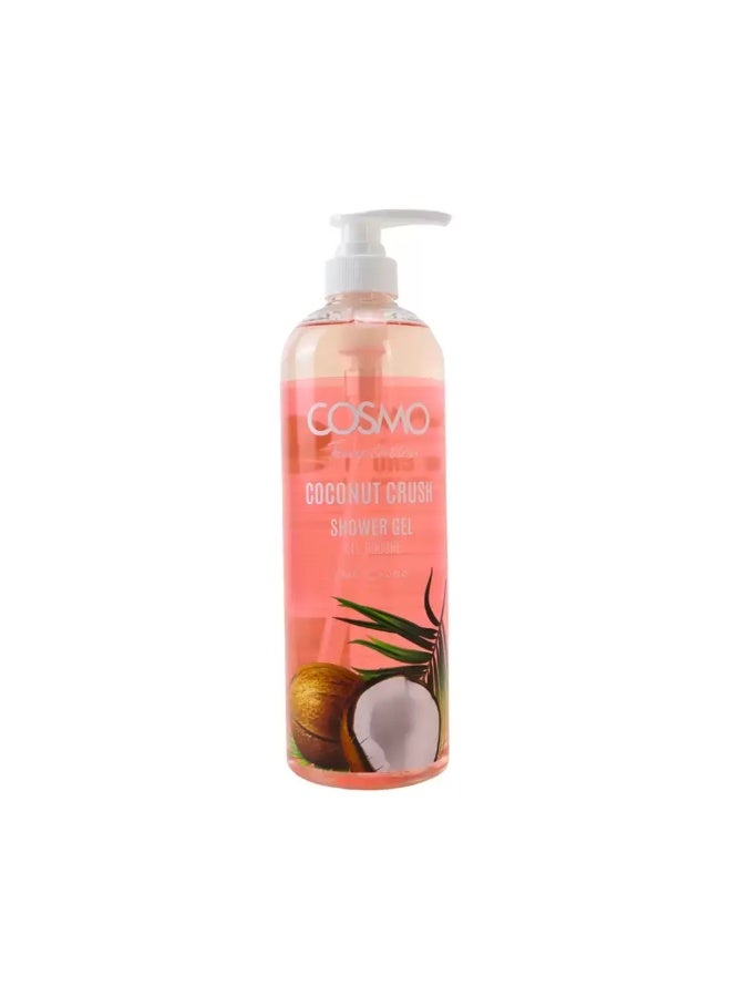 Cosmo Temptation Coconut Crush Shower Gel for Exotic Feel with Coconut Extracts- 1000ml - Image 1