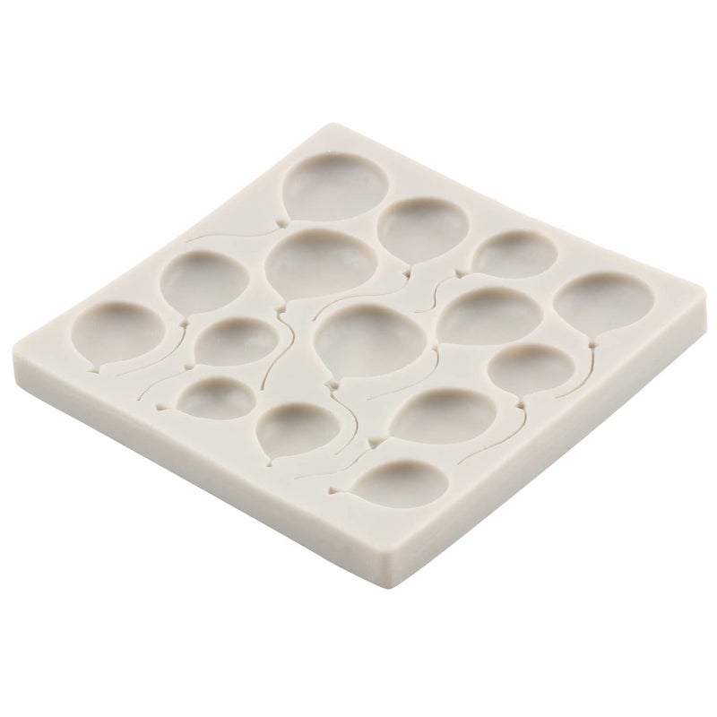 MYPRACS Balloon Silicone Molds Air Balloon Fondant Molds For Baby Shower Sugarcraft Cake Decorating Cupcake Topper Candy Chocolate Gum Paste Polymer Clay Set Of 4 - Image 4